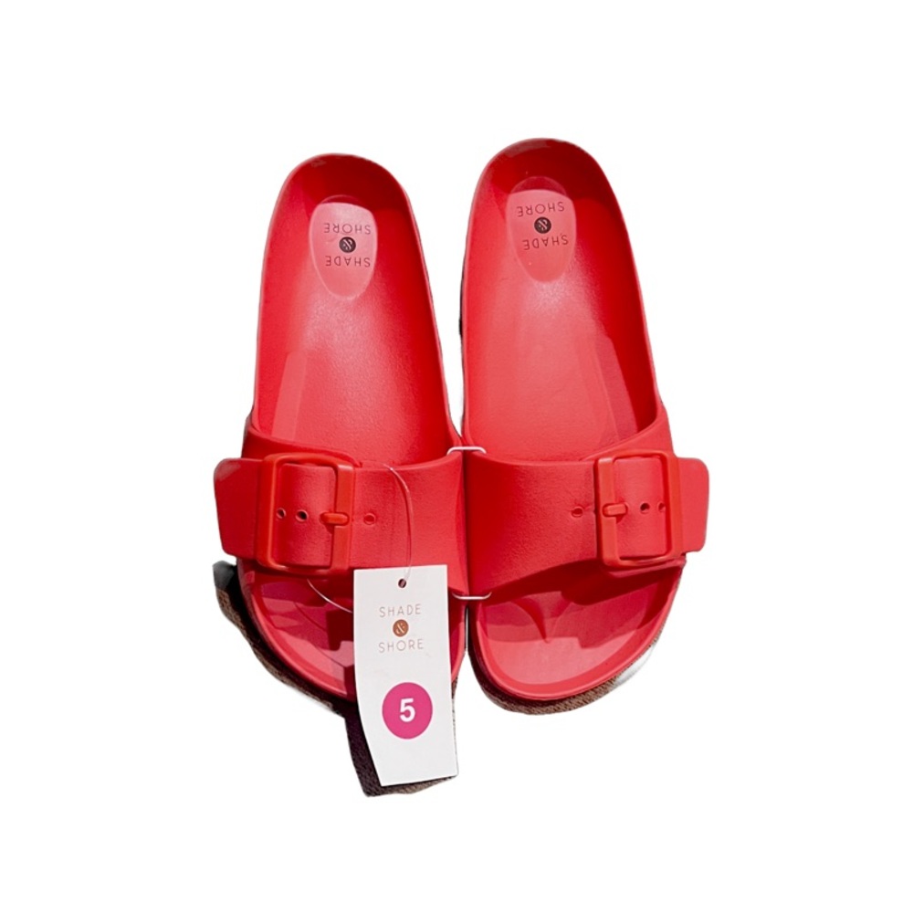 HP 5/17 🎉New! Megan EVA buckle Lightweight Slide Shade & Shore Red size 5